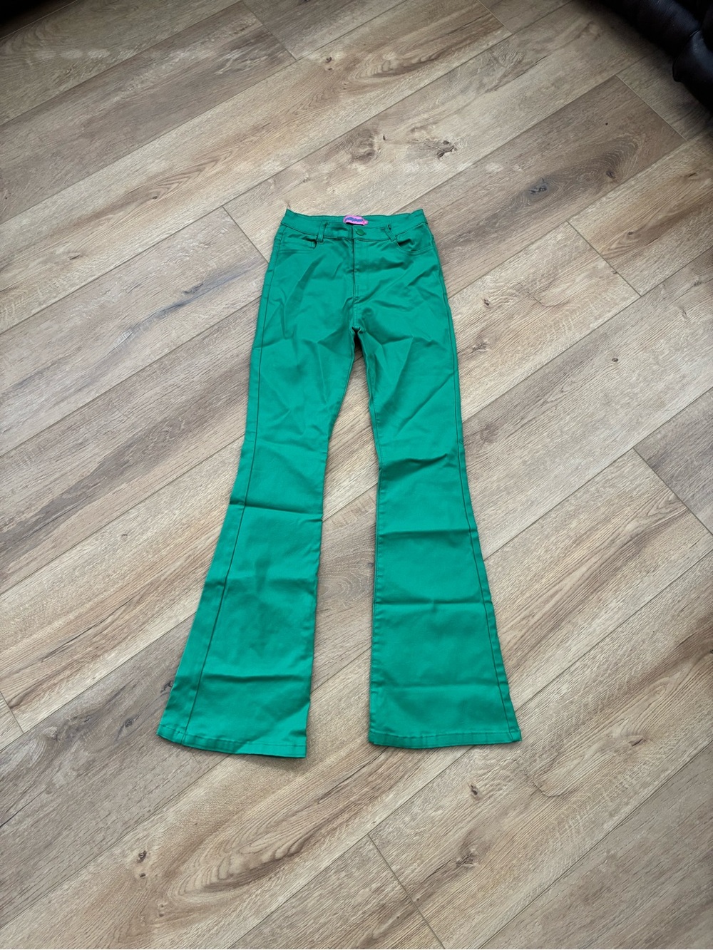 Edikted Women's Green Flared Pants